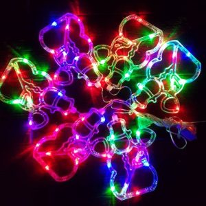 Гирлянда снеговики LED 6 шт