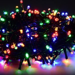 Гирлянда нить 35 метров 480 LED на дерево уличная Разноцветная