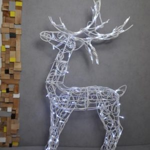 LED фигура Олень из гирлянд 130 см