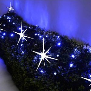 LED гирлянда нить string с мерцанием flesh 100LED 10 метров