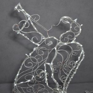 Ангел уличная конструкция из гирлянд полу объемный 3D