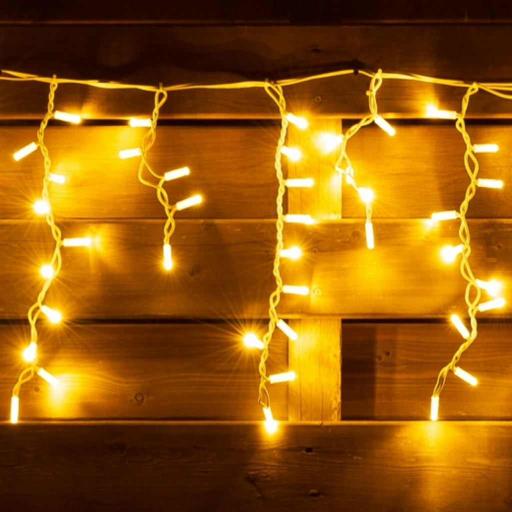 бахрома_гирлянда_5м Бахрома 210LED гирлянда 5м *0,7 силиконовый прозрачный провод PI44 — изображение 2