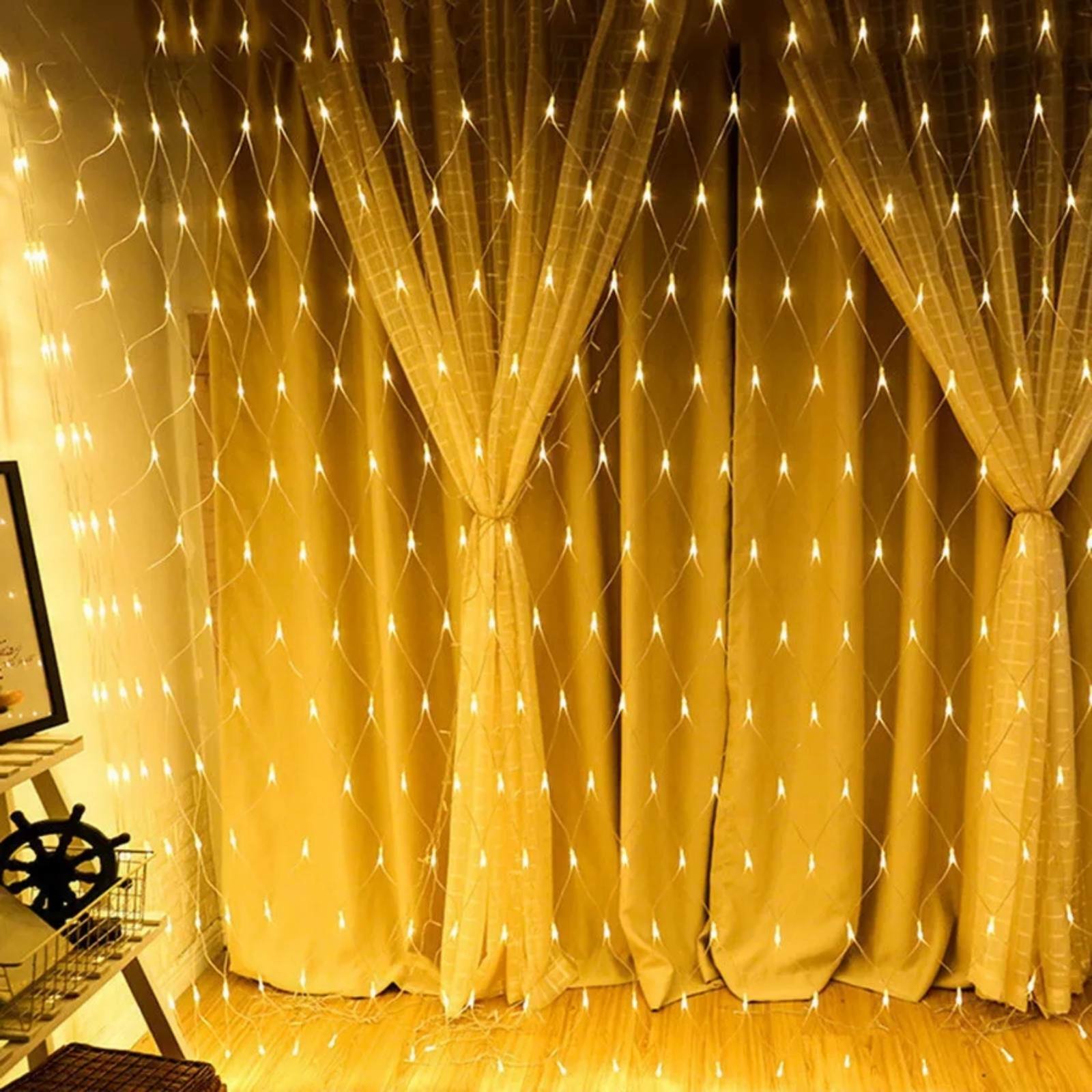 изображение_viber_2021-11-23_23-10-14-745 Гирлянда сеть 1,2 на 1,2 метра 100 LED — изображение 8