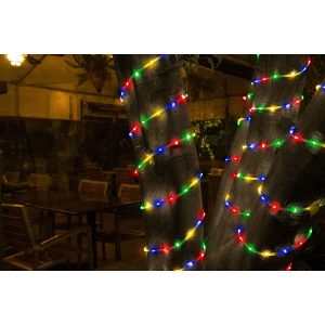 Разноцветный шланг 20 метров мультик дюралайт LED 2WRL круглый на деревья RGB
