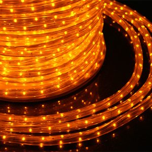 Бухта светодиодный шланг 80 м дюралайт желтый 60LED 3WRL двух жильный LED