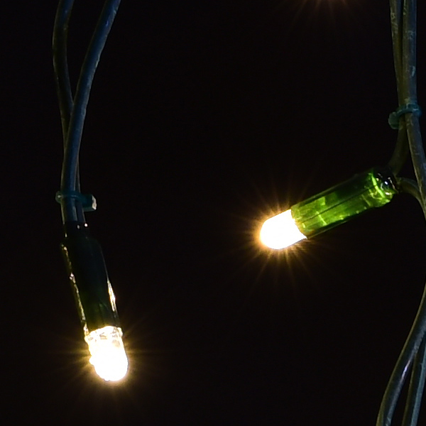 Бахрома ПВХ 5 м на 0,7 м 120 LED Теплый белый цвет — изображение 3
