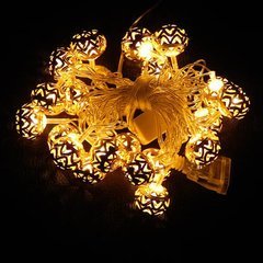 Декоративные гирлянды золотые фигурки LED