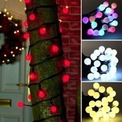 Наружная гирлянда светодиодная шарики LED
