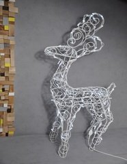 Новогодние и Рождественские Фигуры из гирлянд